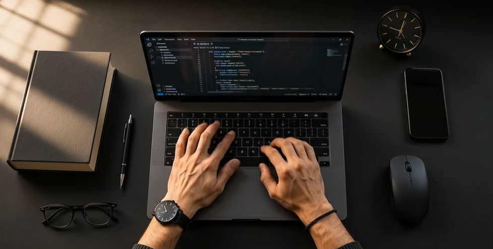 Web dizajner razvija modernu i SEO optimiziranu web stranicu za poslovanje